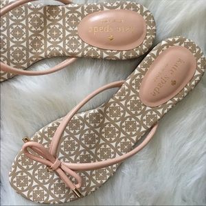 NWOT Kate Spade Mistic Sandals Pink Leather